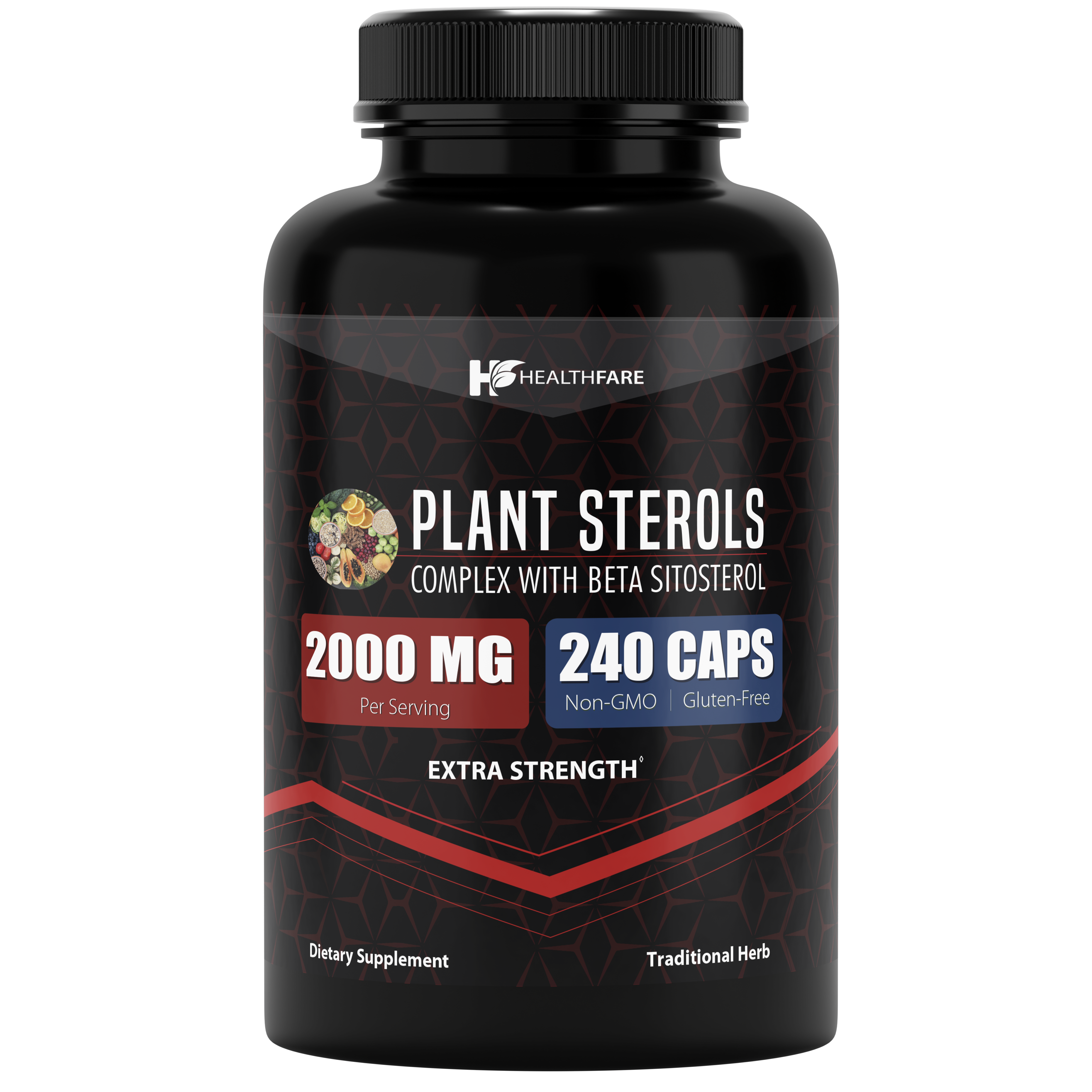 Plant Sterols 2000mg ( 240 Capsules ) - HealthFare