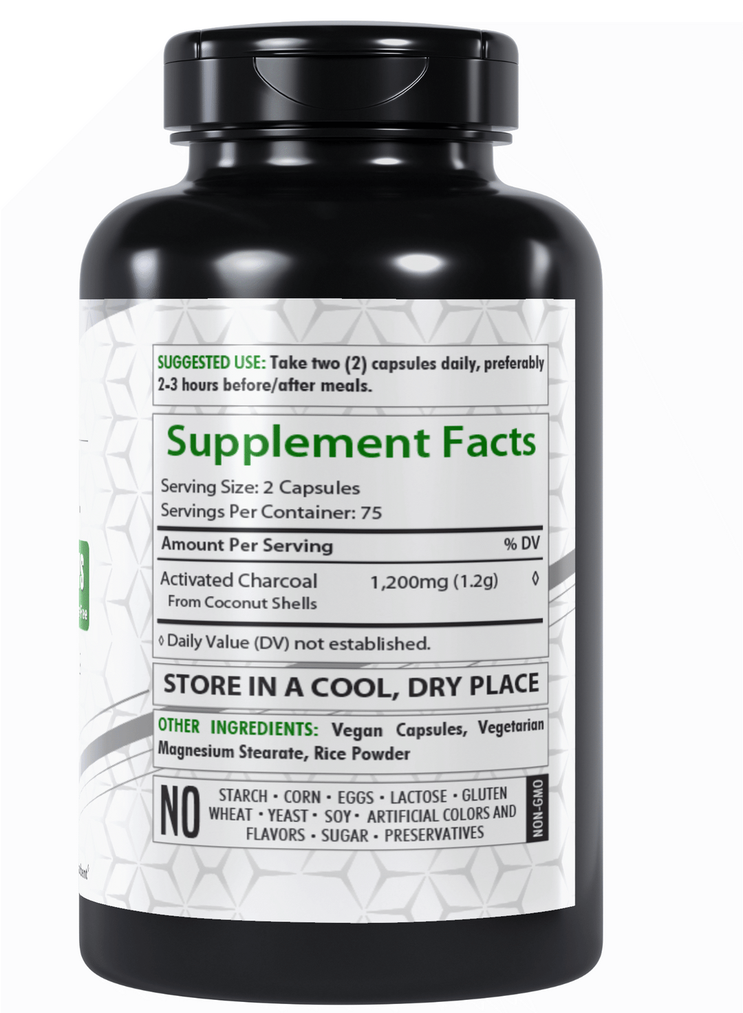 Activated Charcoal 1200mg