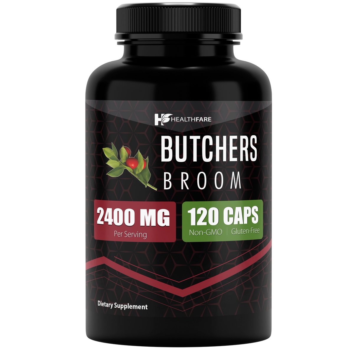 Butchers Broom 2400mg 120 Capsules - HealthFare