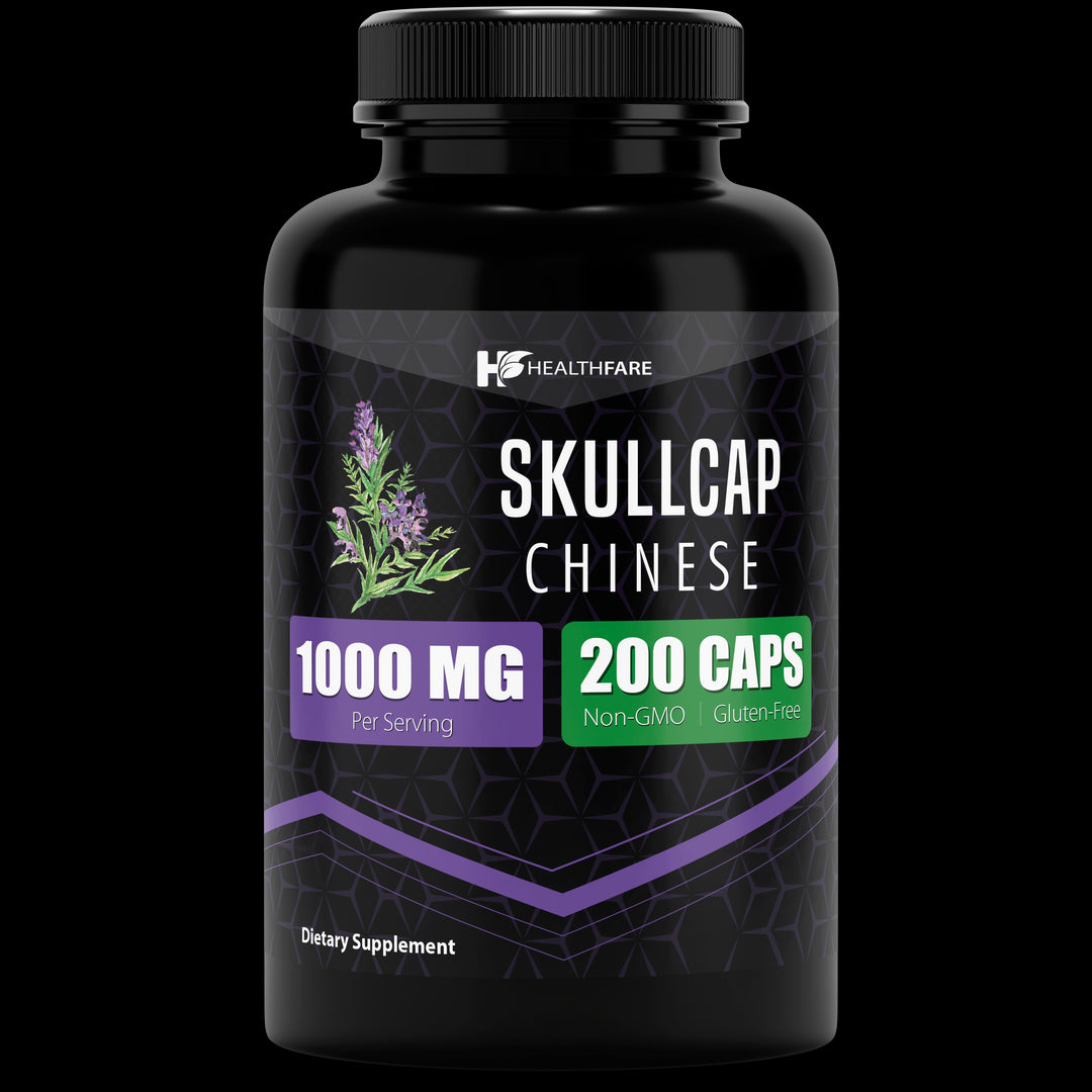 Skullcap 1000mg 200 Capsules - HealthFare