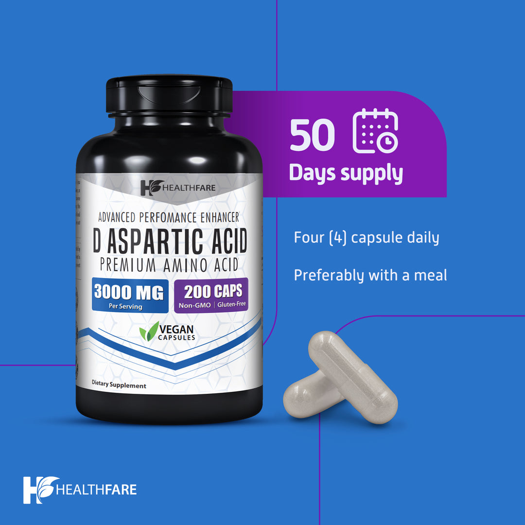 D-Aspartic Acid (DAA) 3000mg