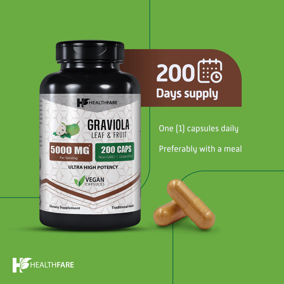 Graviola Leaf and Fruit 5000mg