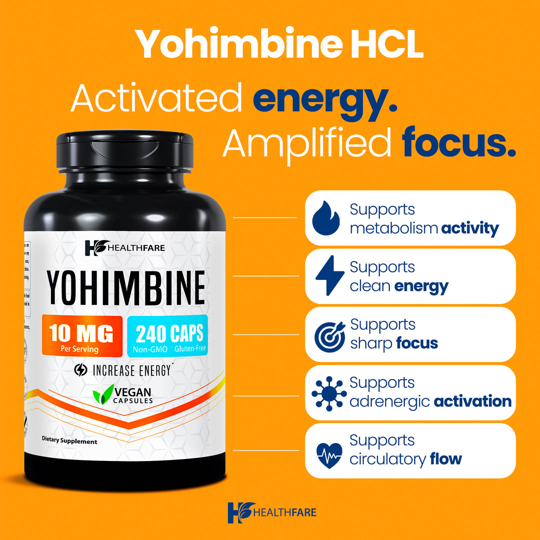 Yohimbine HCL 10mg
