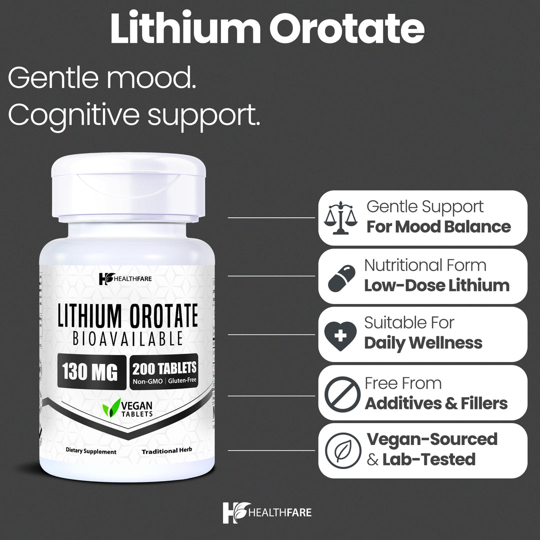 Lithium Orotate 130mg