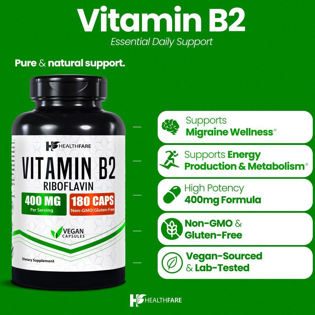 Vitamin B2 (Riboflavin) 400mg