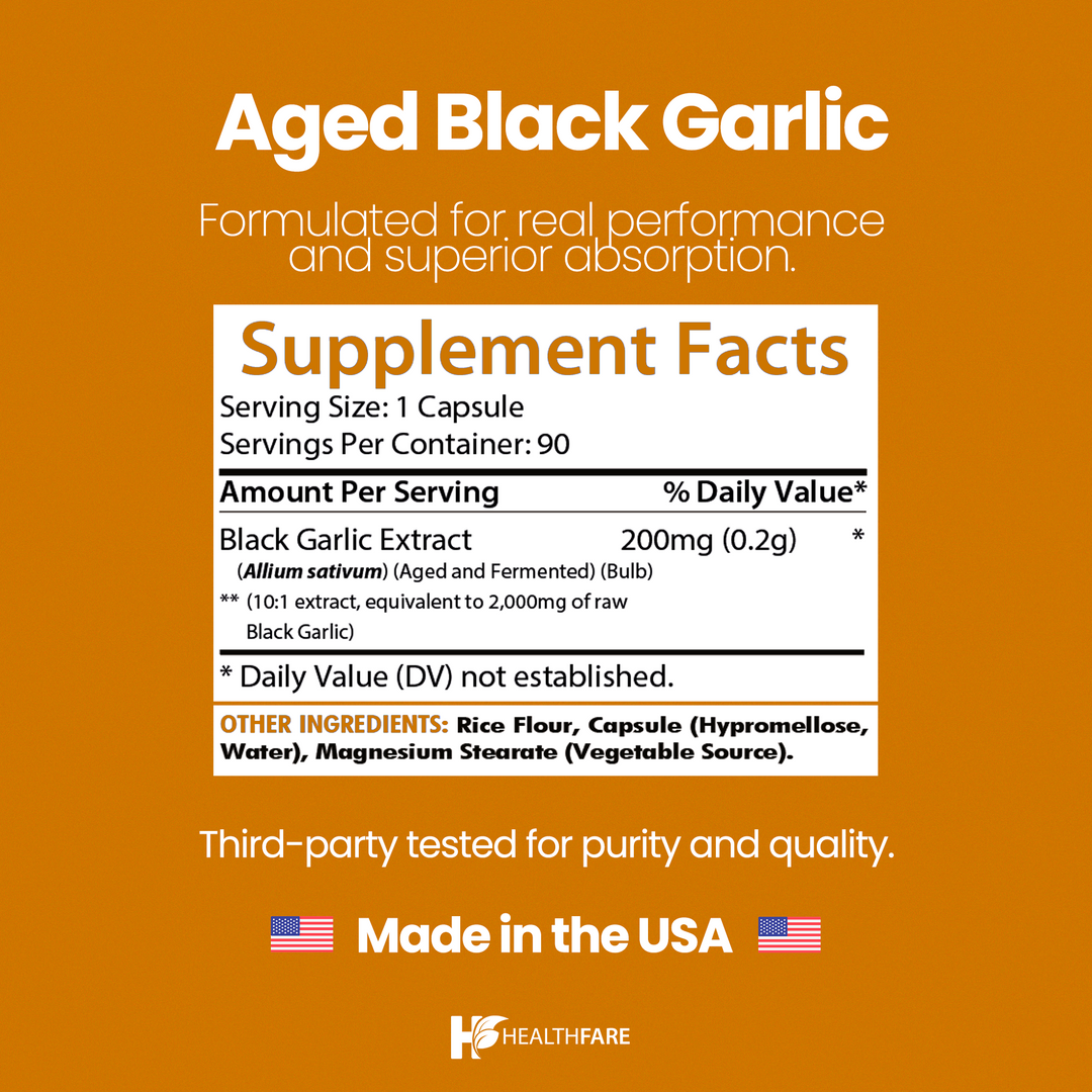 Fermented Black Garlic 2000mg
