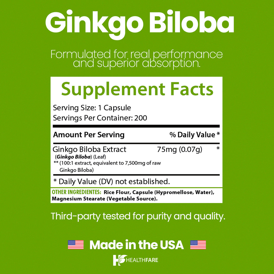 Ginkgo Biloba 7500mg