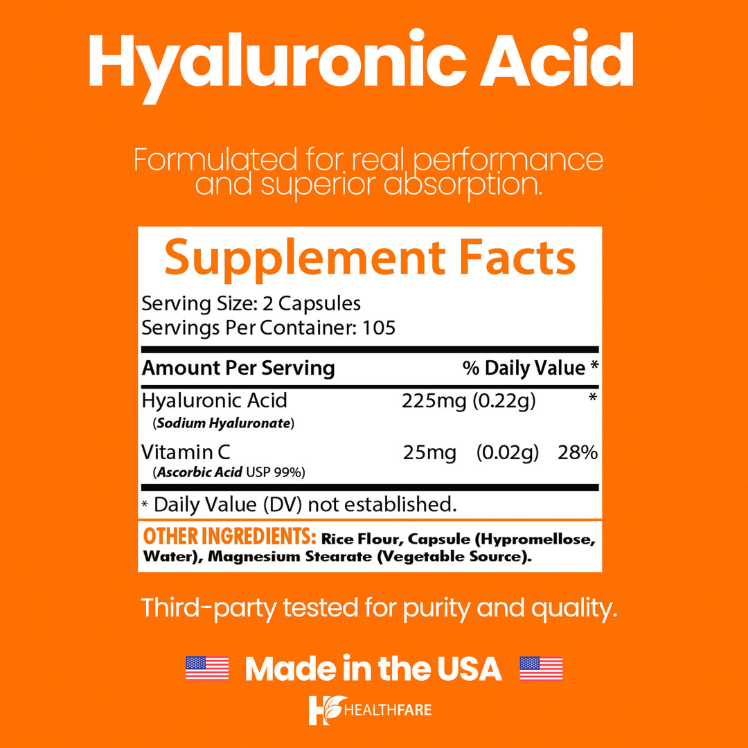 Hyaluronic Acid (with Vitamin C) 250mg