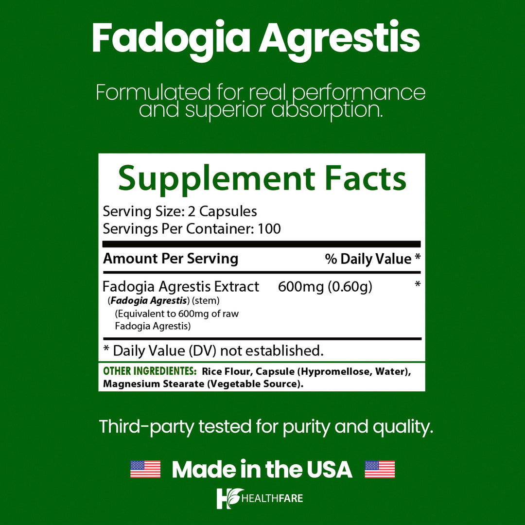 Fadogia Agrestis 600mg