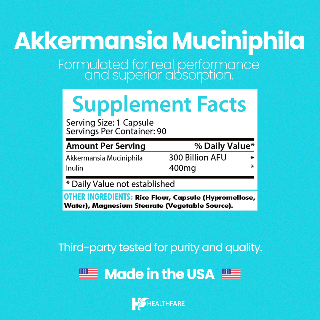Akkermansia 300 Billion CFU Probiotic