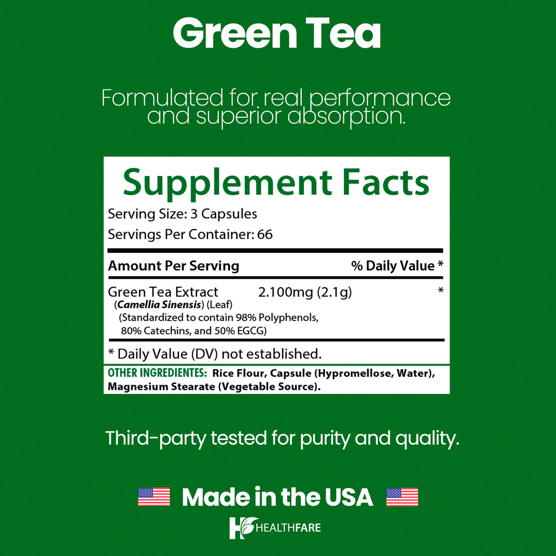 Green Tea (Premium EGCG) 2100mg