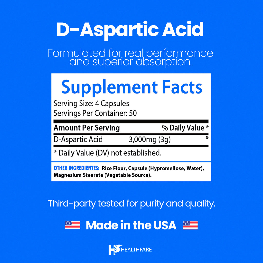 D-Aspartic Acid (DAA) 3000mg