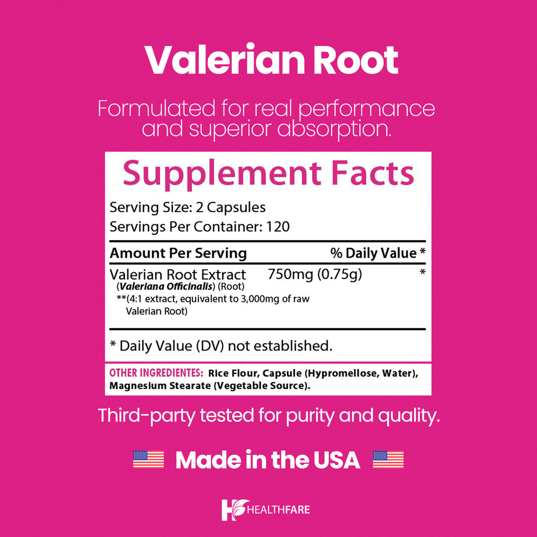Valerian Root - 3000mg 240 Capsules