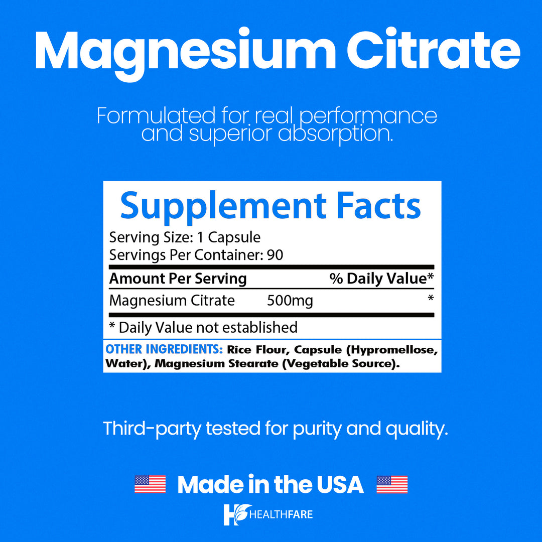 Magnesium Citrate 500mg