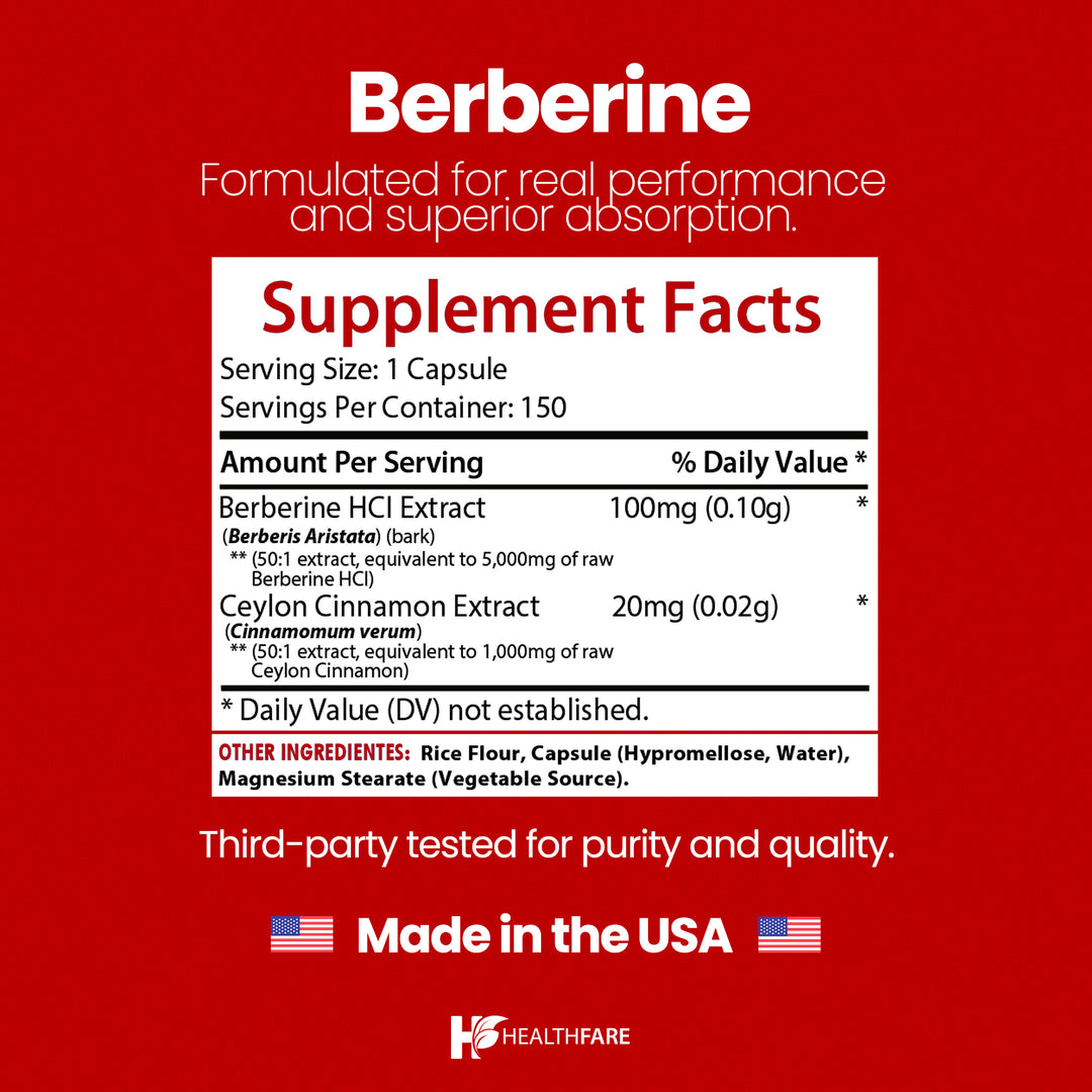Berberine with Ceylon Cinnamon 5000mg