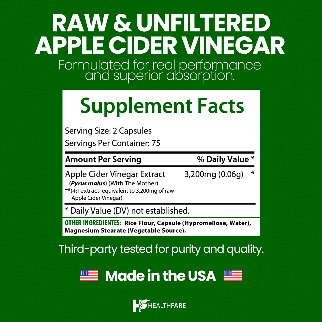 Apple Cider Vinegar 3200mg