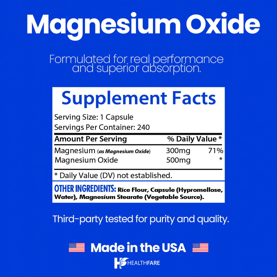 Magnesium Oxide 500mg