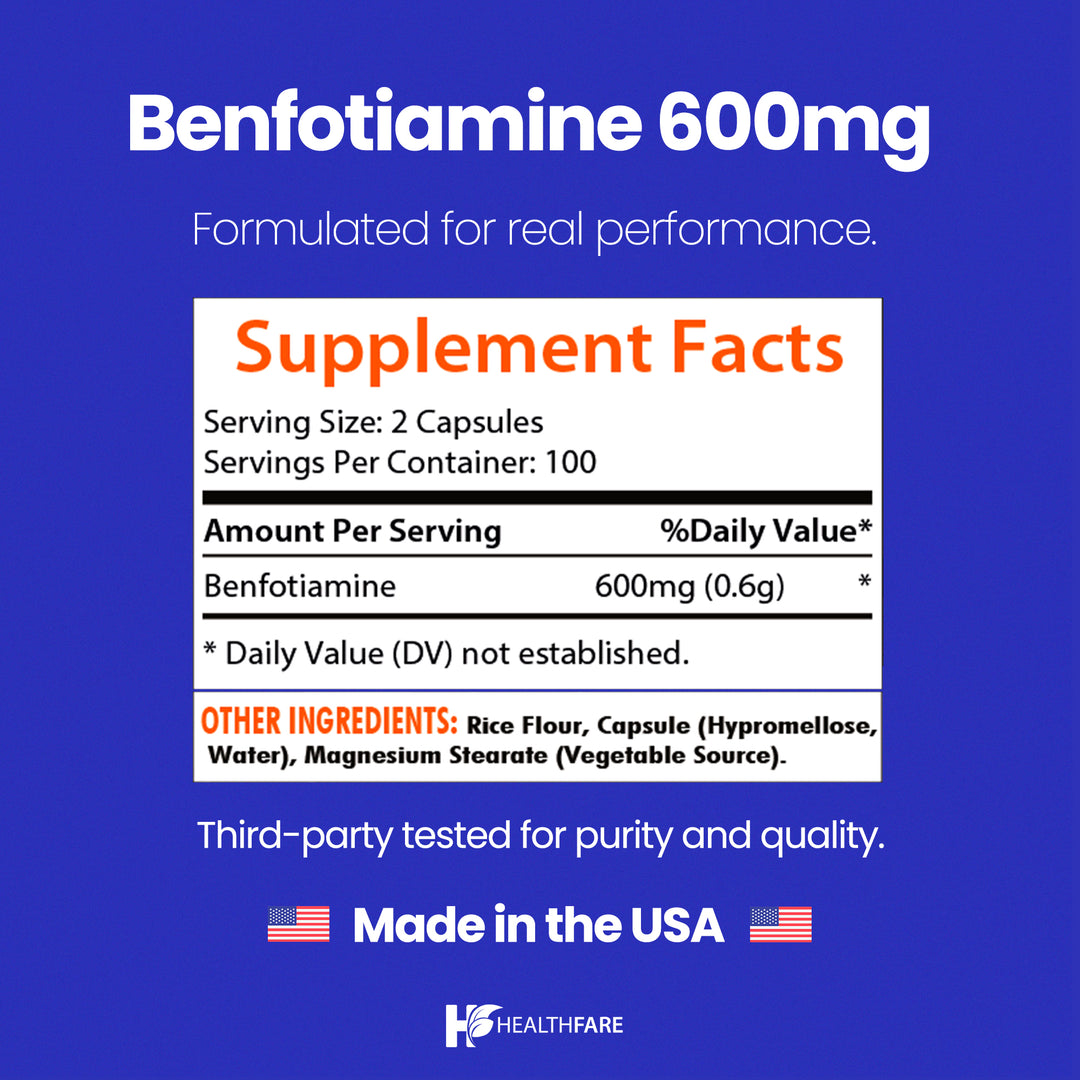 Benfotiamine 600mg