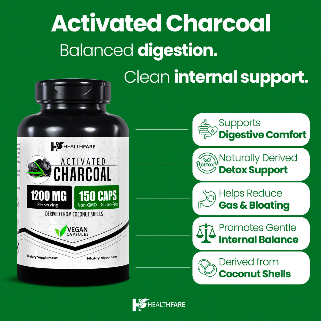Activated Charcoal 1200mg