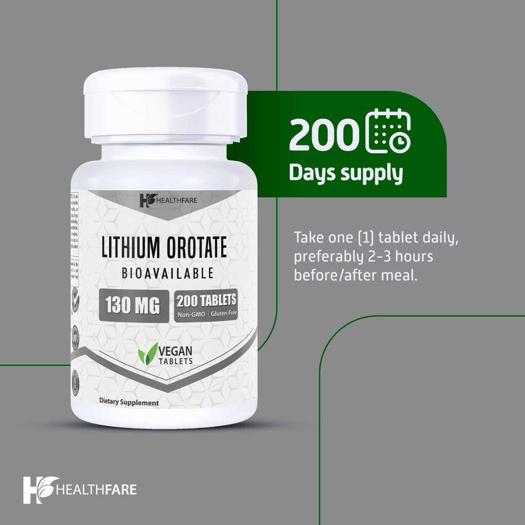 Lithium Orotate 130mg