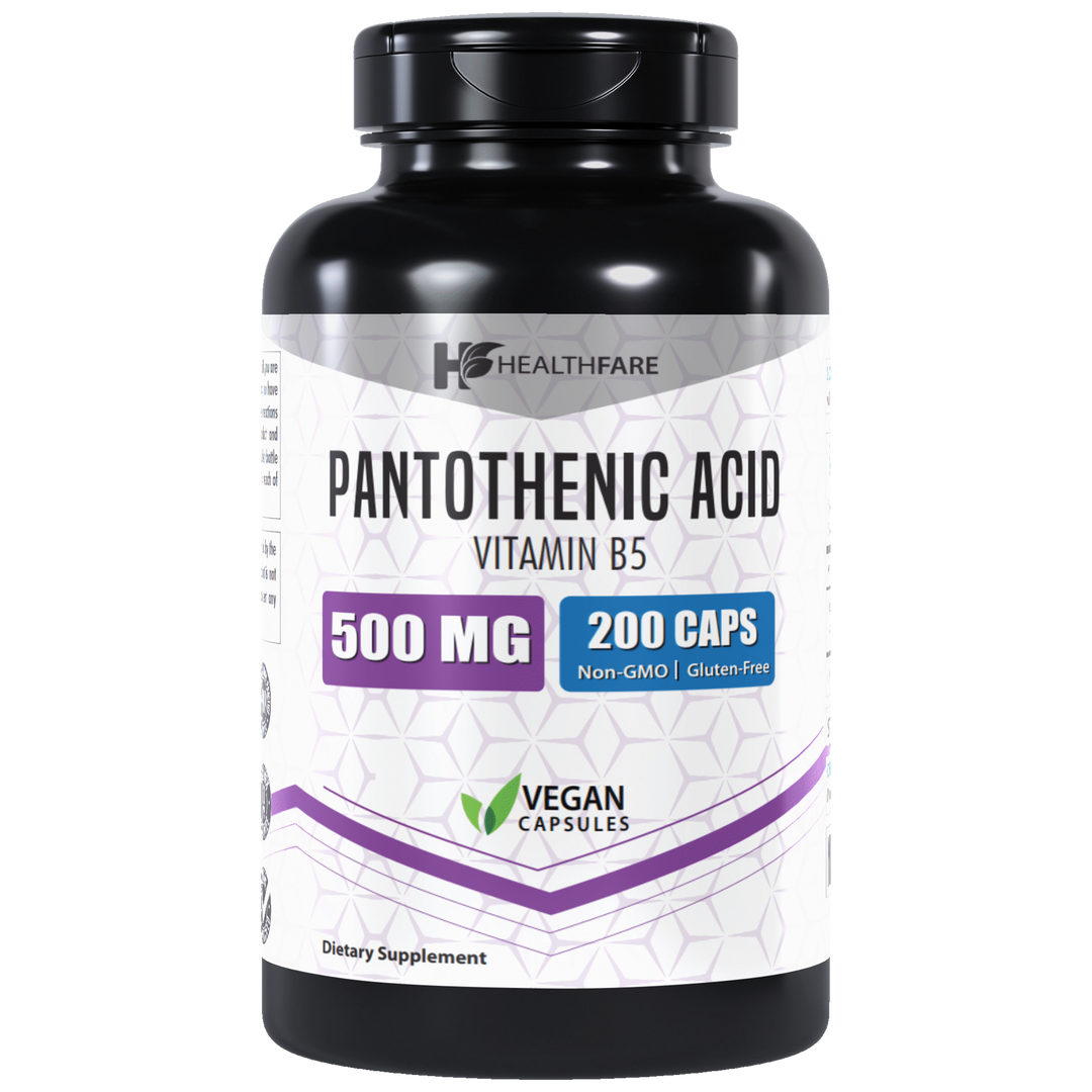 Pantothenic Acid (Vitamin B5) 500mg