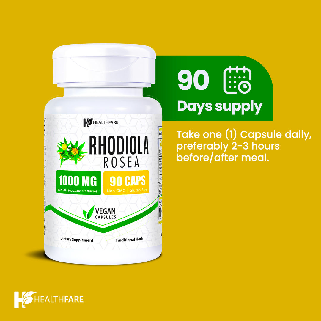 Rhodiola Rosea 1000mg