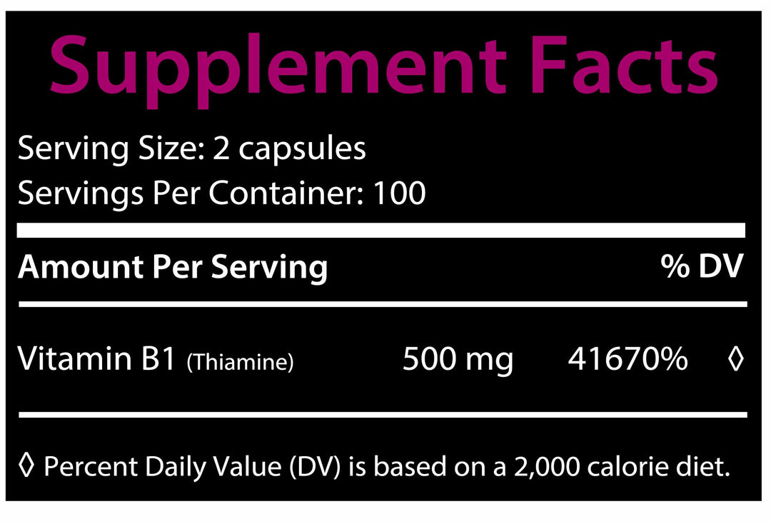 Vitamin B1 500mg - HealthFare