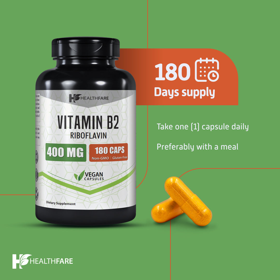 Vitamin B2 (Riboflavin) 400mg