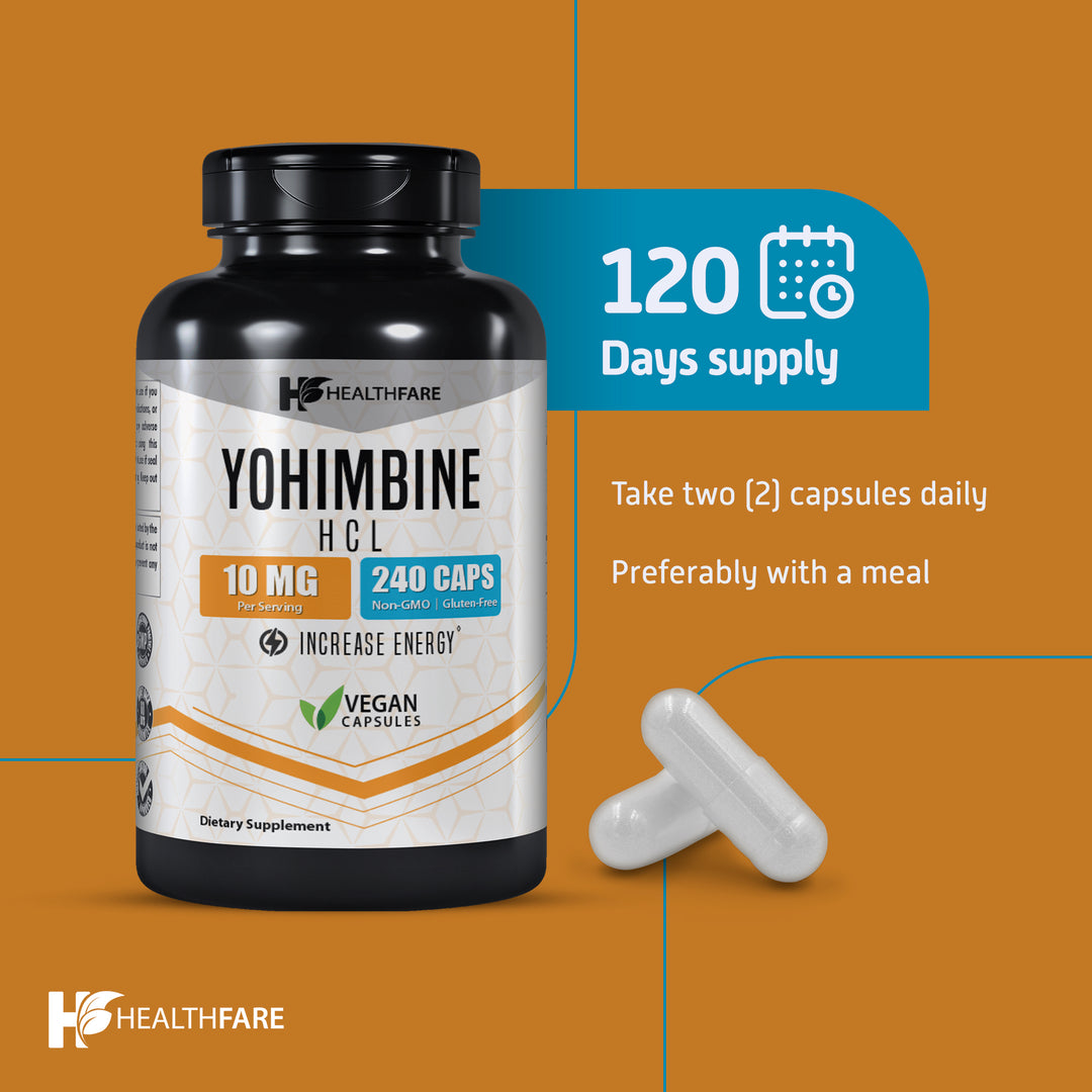 Yohimbine HCL 10mg