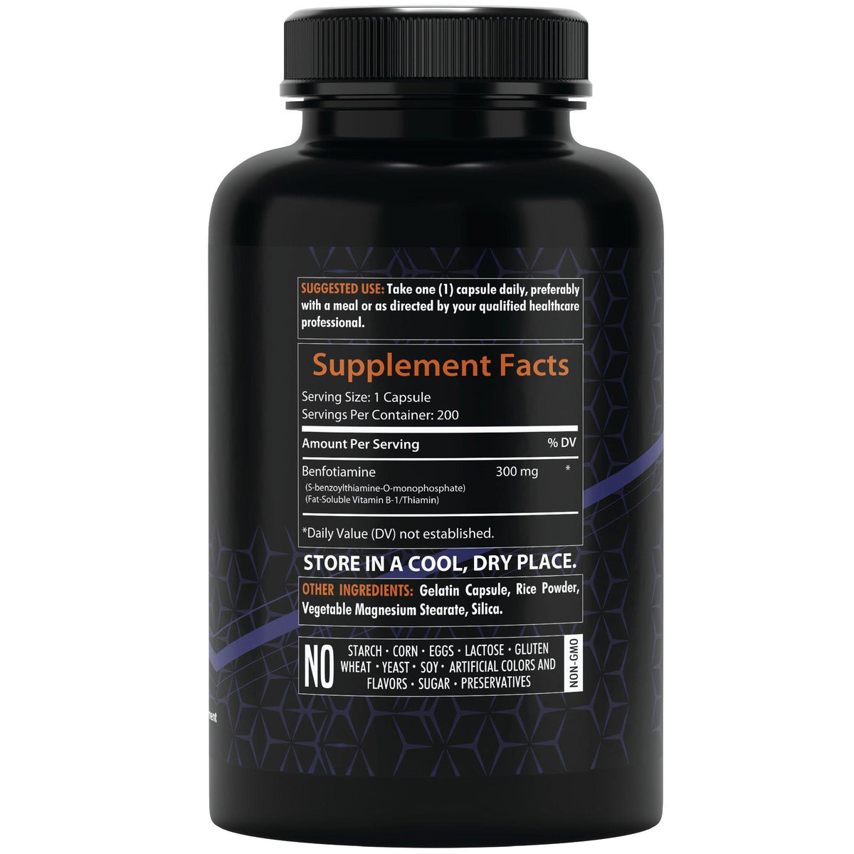 Benfotiamine 300mg - 200 Capsules - HealthFare