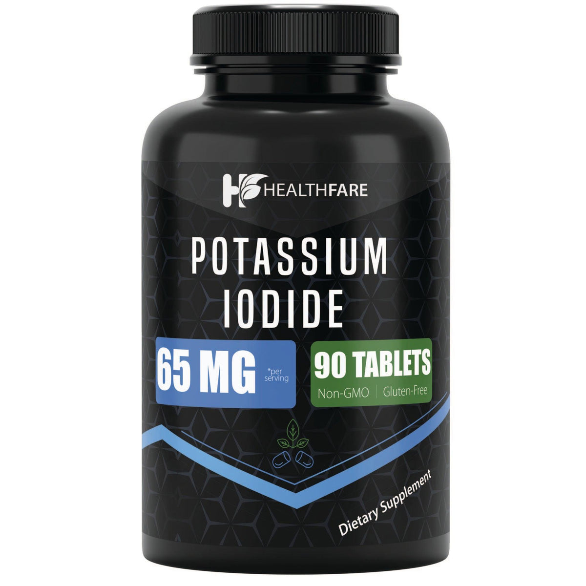 HealthFare Potassium Iodide 65 mg - 90 Tablets - HealthFare
