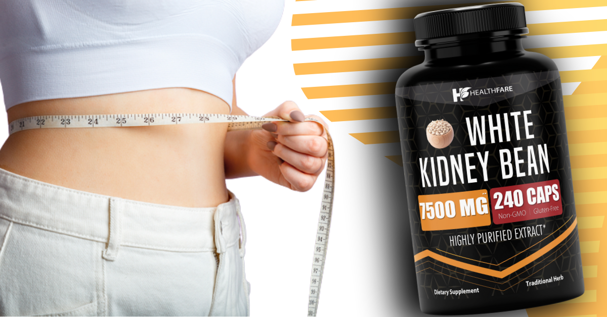 White Kidney Bean 7,500 mg - 240 Capsules - HealthFare