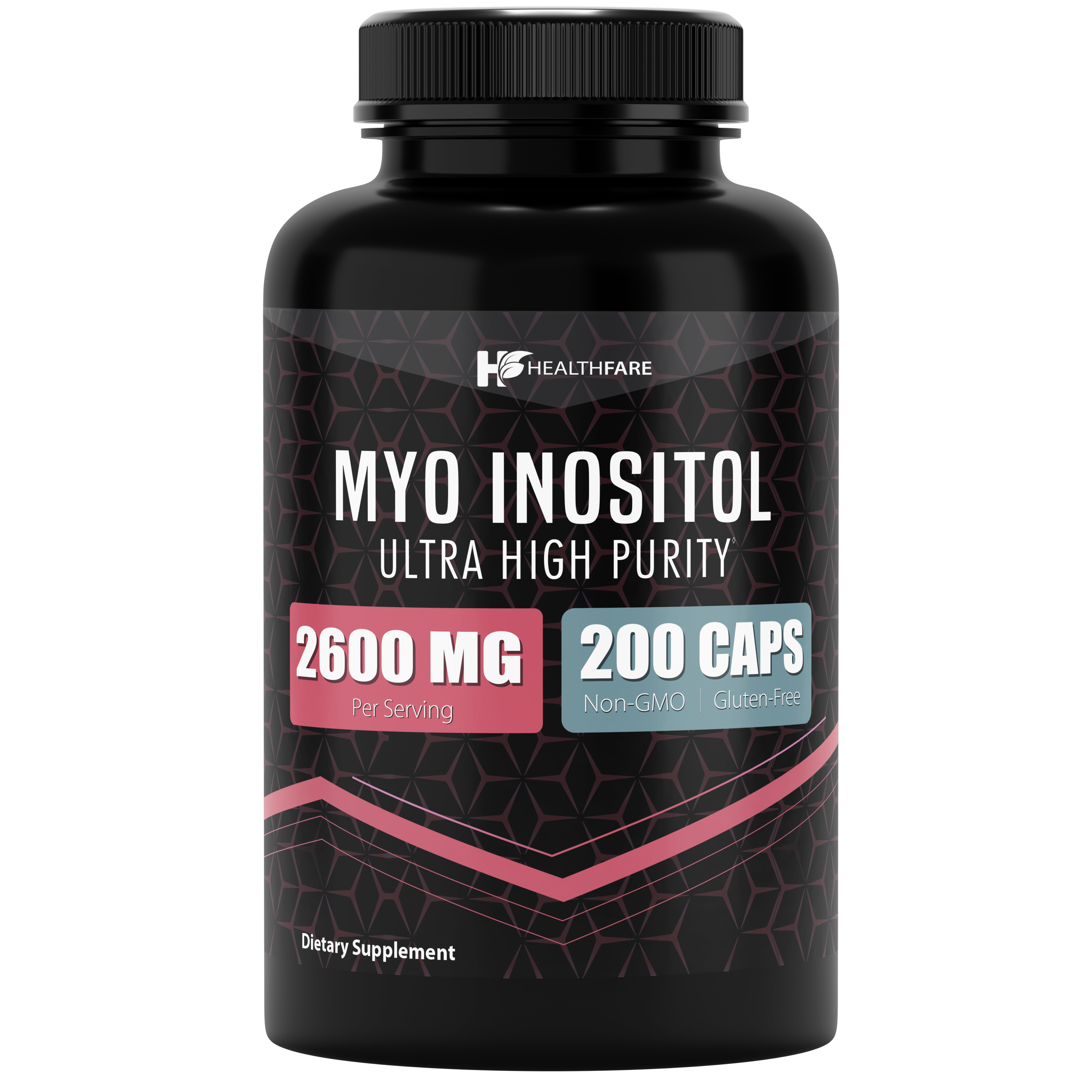 Myo Inositol Supplement 2000mg (200 Capsules) - HealthFare